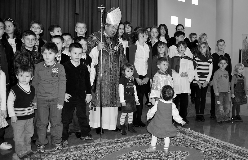 Spotkanie z księdzem biskupem gen. dyw. Tadeuszem Płoskim