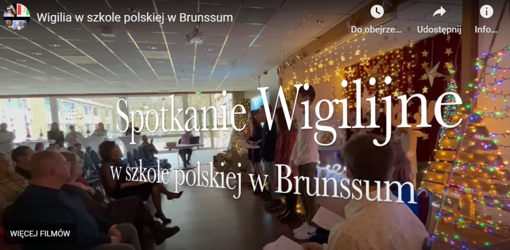 Film z Wigilii Szkolnej