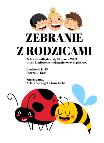 Oddział Dziecięcy – zebranie z rodzicami