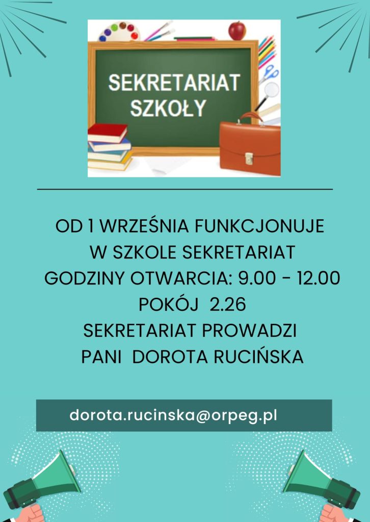 Sekretariat szkoły